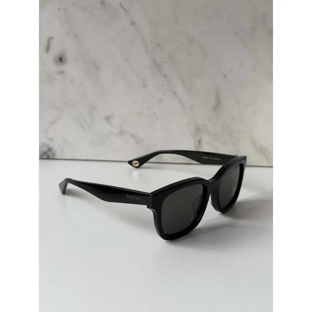 NEW Gucci GG1639SA Black Square Unisex Sunglasses - Picture 4 of 5